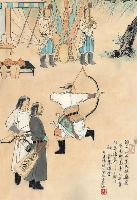 契丹端午节“射柳”.jpg